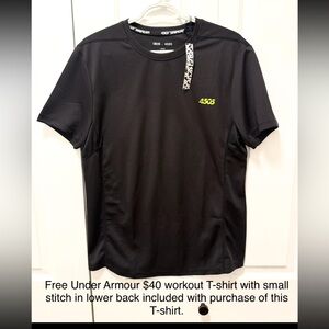 (Free T with purchase) New ASOS workout T. Large. *Free $40 Under Armour workout